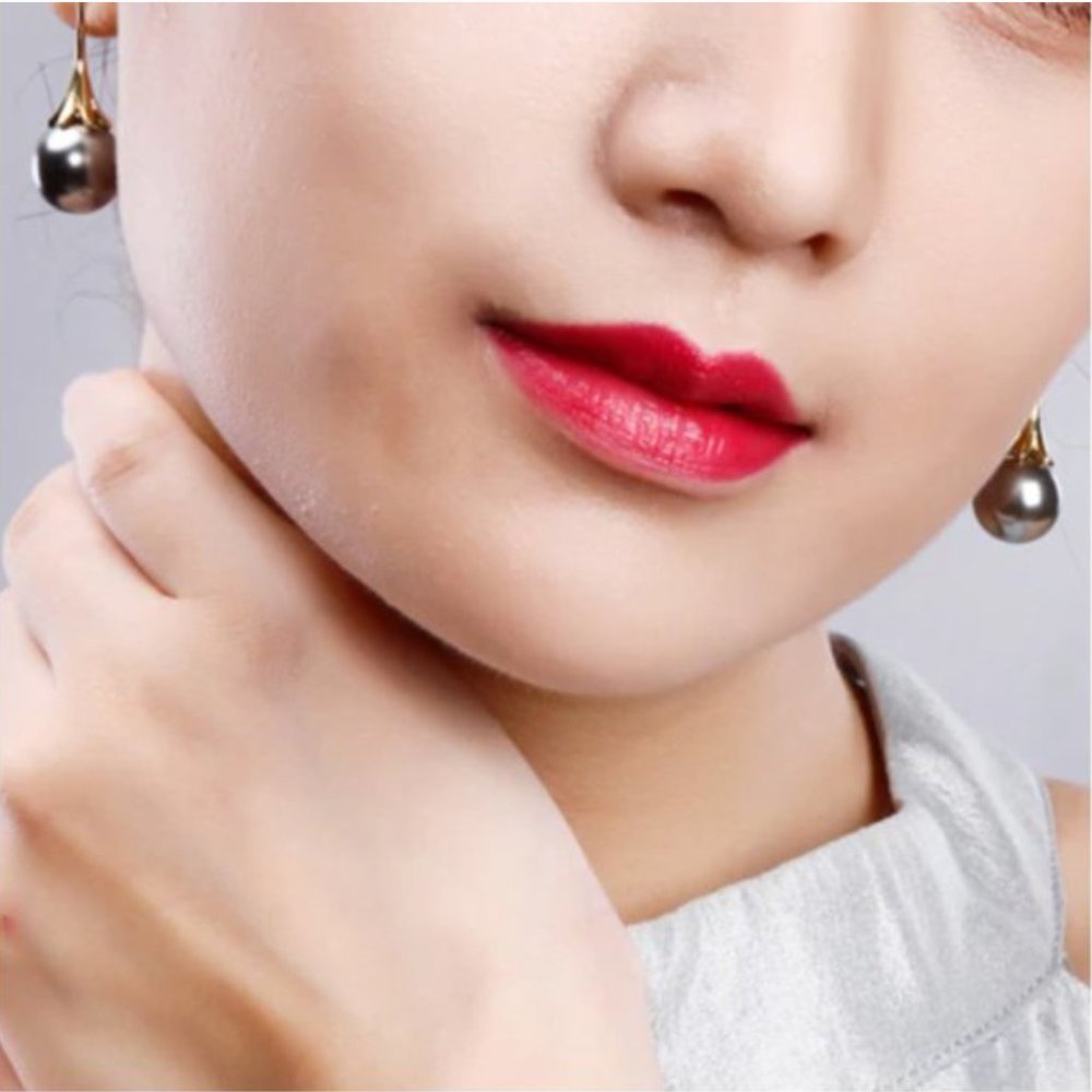 Elegant Grey Pearl Earrings - Picture 9 of 9